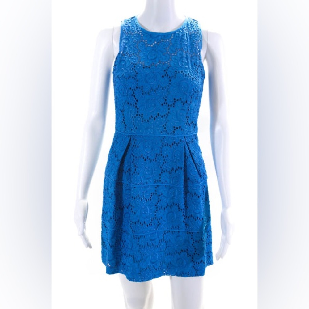 Nanette Lepore Sleeveless Embroidered Dress Size 8